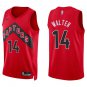 Raptors #14 Ja'Kobe Walter Red Swingman Jersey