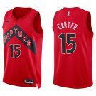 Raptors #15 Vince Carter Red Swingman Jersey