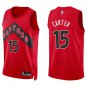 Raptors #15 Vince Carter Red Swingman Jersey