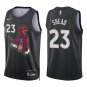 Raptors #23 Jamal Shead Black City Swingman Jersey