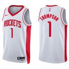 Rockets #1 Amen Thompson White Swingman Jersey