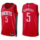 Rockets #5 Fred VanVleet Red Swingman Jersey