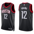 Rockets #12 Steven Adams Black Statement Swingman Jersey