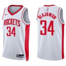 Rockets #34 Hakeem Olajuwon White Swingman Jersey