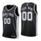 San Antonio Spurs #00 Custom Name And Number Black Jersey-