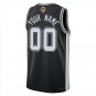 San Antonio Spurs #00 Custom Name And Number Black Jersey-