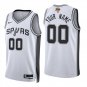 San Antonio Spurs #00 Custom Name And Number White Jersey-