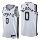 San Antonio Spurs #0 Jordan McLaughlin White Jersey-
