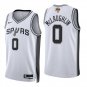 San Antonio Spurs #0 Jordan McLaughlin White Jersey-