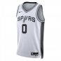 San Antonio Spurs #0 Jordan McLaughlin White Jersey-