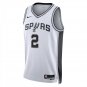 San Antonio Spurs #2 Dylan Harper White Jersey-