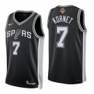 San Antonio Spurs #7 Luke Kornet Black Jersey-