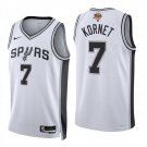 San Antonio Spurs #7 Luke Kornet White Jersey-