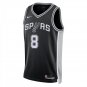 San Antonio Spurs #8 Kelly Olynyk Black Jersey-