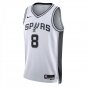 San Antonio Spurs #8 Kelly Olynyk White Jersey-