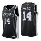 San Antonio Spurs #14 Emanuel Miller Black Jersey-