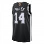 San Antonio Spurs #14 Emanuel Miller Black Jersey-