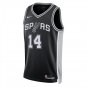 San Antonio Spurs #14 Emanuel Miller Black Jersey-