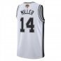 San Antonio Spurs #14 Emanuel Miller White Jersey-