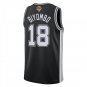 San Antonio Spurs #18 Bismack Biyombo Black Jersey-