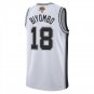 San Antonio Spurs #18 Bismack Biyombo White Jersey-
