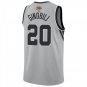 San Antonio Spurs #20 Manu Ginobili Gray Jersey-