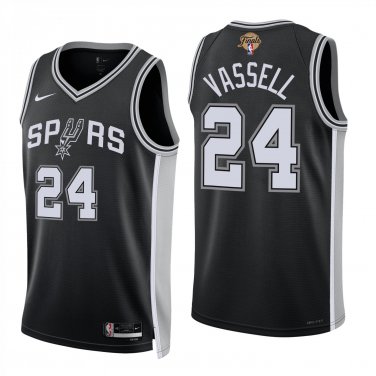 San Antonio Spurs #24 Devin Vassell Black Jersey-