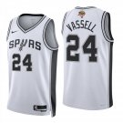 San Antonio Spurs #24 Devin Vassell White Jersey-