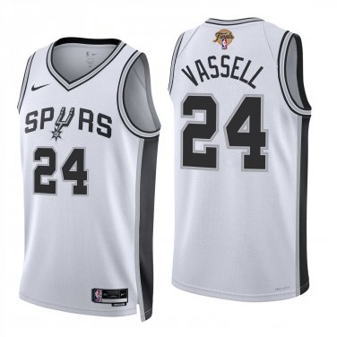 San Antonio Spurs #24 Devin Vassell White Jersey-