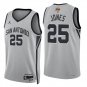 San Antonio Spurs #25 David Jones Gray Jersey-