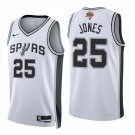 San Antonio Spurs #25 David Jones White Jersey-