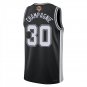 San Antonio Spurs #30 Julian Champagnie Black Jersey-