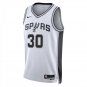 San Antonio Spurs #30 Julian Champagnie White Jersey-
