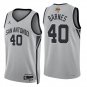 San Antonio Spurs #40 Harrison Barnes Gray Jersey-