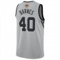 San Antonio Spurs #40 Harrison Barnes Gray Jersey-