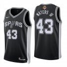 San Antonio Spurs #43 Lindy Waters III Black Jersey-