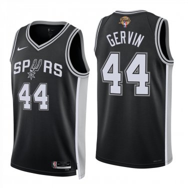 San Antonio Spurs #44 George Gervin Black Jersey-