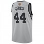 San Antonio Spurs #44 George Gervin Gray Jersey-