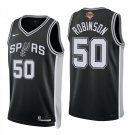 San Antonio Spurs #50 David Robinson Black Jersey-