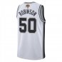 San Antonio Spurs #50 David Robinson White Jersey-
