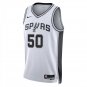 San Antonio Spurs #50 David Robinson White Jersey-