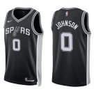 Spurs #0 Keldon Johnson Black Swingman Jersey