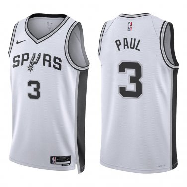 Spurs #3 Chris Paul White Swingman Jersey
