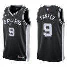 Spurs #9 Tony Parker Black Swingman Jersey