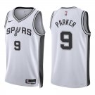 Spurs #9 Tony Parker White Swingman Jersey