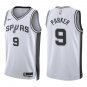 Spurs #9 Tony Parker White Swingman Jersey
