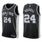 Spurs #24 Devin Vassell Black Swingman Jersey