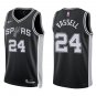 Spurs #24 Devin Vassell Black Swingman Jersey