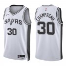 Spurs #30 Julian Champagnie White Swingman Jersey
