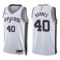 Spurs #40 Harrison Barnes White Swingman Jersey
